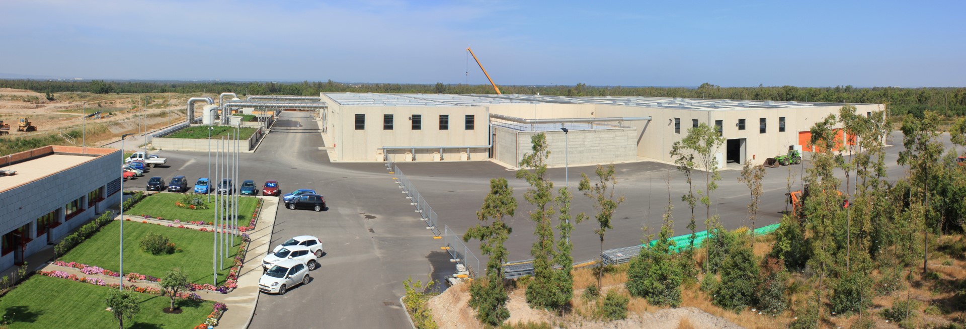 Impianto di selezione e trattamento dei rifiuti